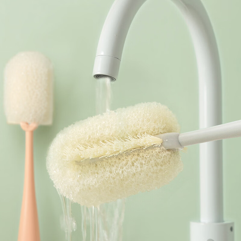 LYNN Cup Brush Bottle Brush Long Handle Cup Cleaning Tool, Replaceable Brush Hea...