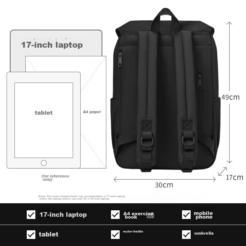 MAH Backpack for Women, Lightweight Large Capacity School Bag for College Studen...