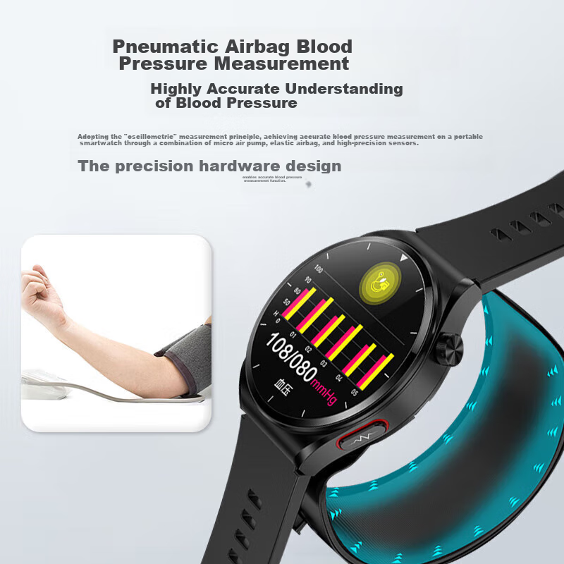 KPEP [Medical Flagship] High-Precision Airbag Blood Pressure Watch, Evaluates Ur...