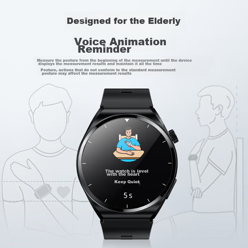 KPEP [Medical Flagship] High-Precision Airbag Blood Pressure Watch, Evaluates Ur...