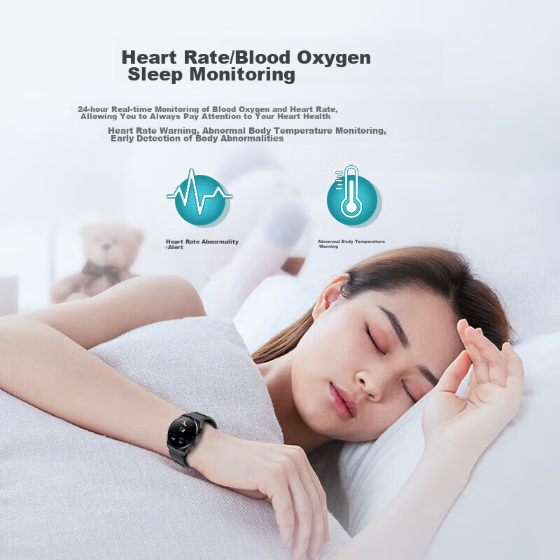 KPEP [Medical Flagship] High-Precision Airbag Blood Pressure Watch, Evaluates Ur...