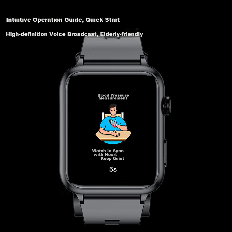 KPEP [Medical Flagship] High-Precision Airbag Blood Pressure Watch, Evaluates Ur...