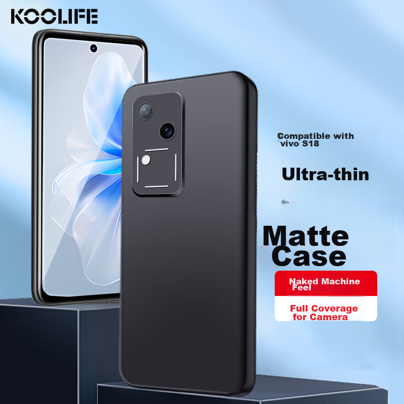 KOOLIFE Phone Case for Vivo S18, Protective Cover for Vivo S18, Full Lens Protec...