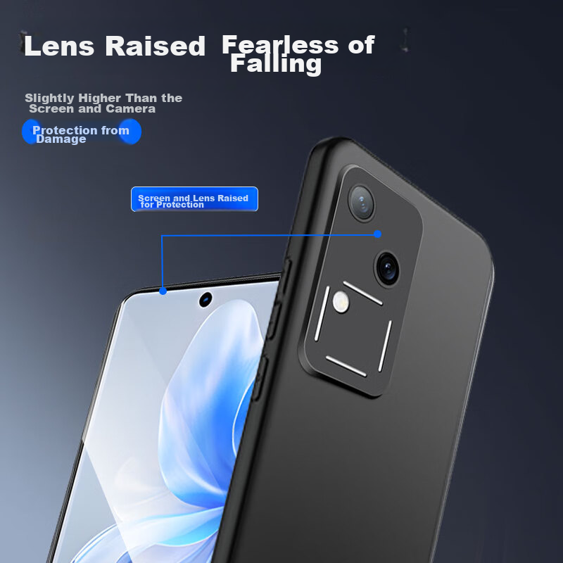 KOOLIFE Phone Case for Vivo S18, Protective Cover for Vivo S18, Full Lens Protec...
