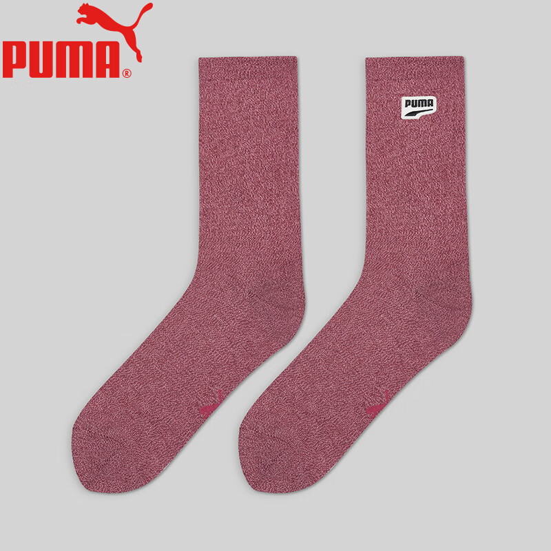 PUMA Couple Comfortable Spot Trendy Casual Sports Men's High Tube Socks 2 Pairs...