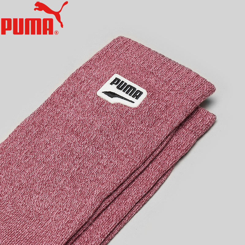 PUMA Couple Comfortable Spot Trendy Casual Sports Men's High Tube Socks 2 Pairs...