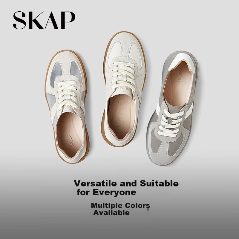 SKAP Galaxy Soda Canvas Women's Sports Casual Retro Thick-soled Training Shoes B...
