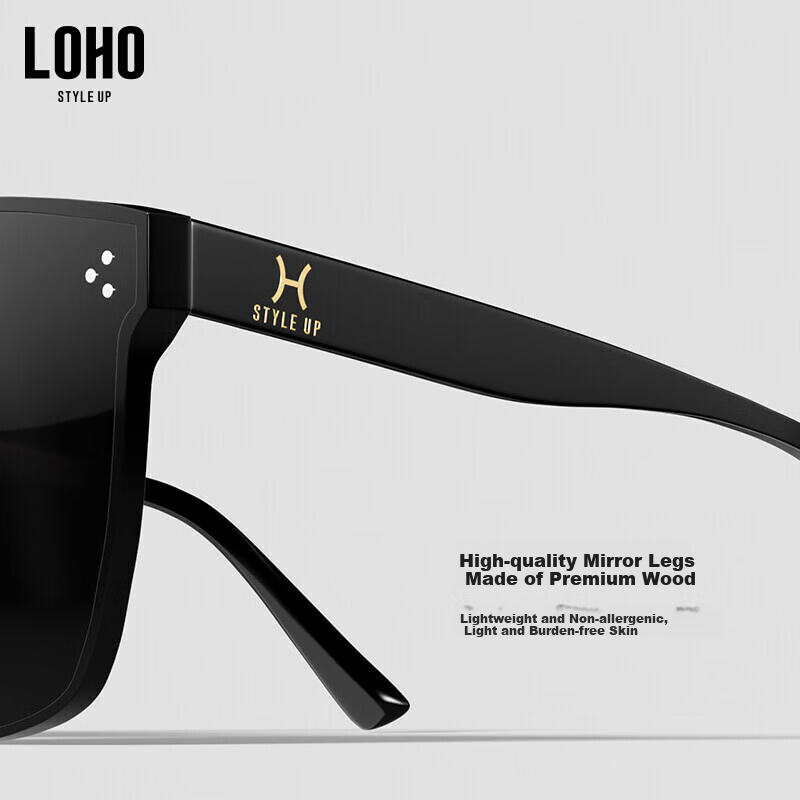 LOHO Unisex Polarized Sunglasses Fashion Driving Glasses for Men and Women Outdo...