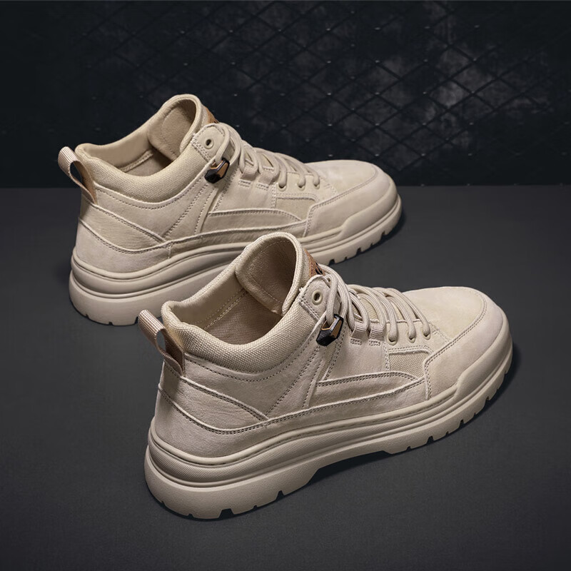 Jeep Men's Mid-top Breathable Hiking Shoes Outdoor Desert Boots Casual Work Shoe...