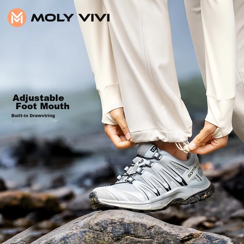 MOLY VIVI Women's Soft Shell Pants, Summer Lightweight, Windproof, Rainproof, Ou...