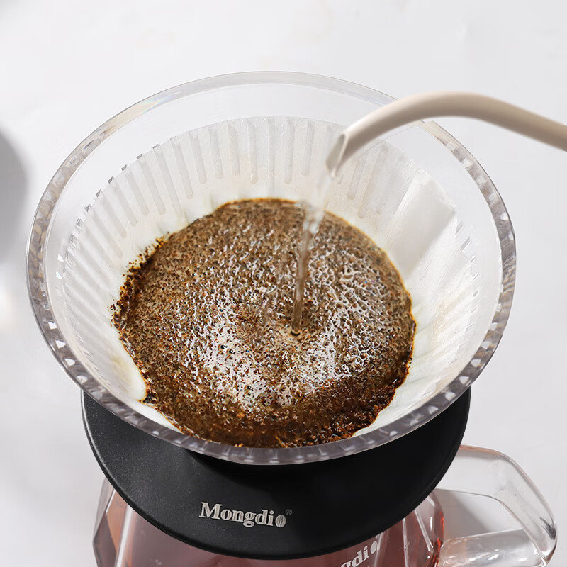 Mongdio Pour-Over Coffee Dripper, V60 Filter Basket, Funnel Filter, V02 Filter C...