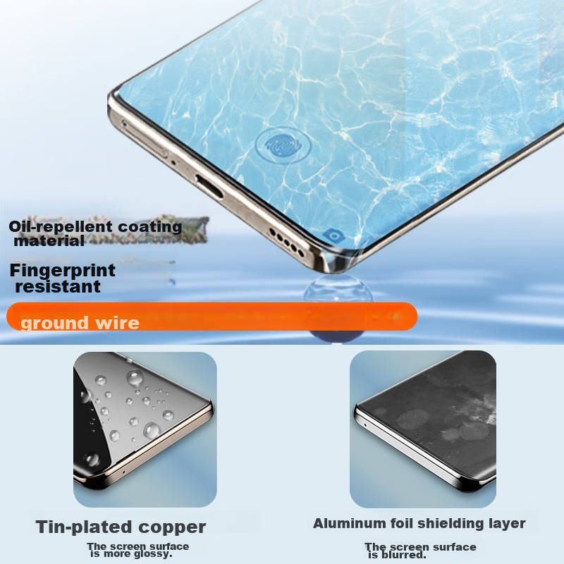 KOOLIFE Tempered Glass Screen Protector for Huawei Nova 8, Honor 50/V40 Light Lu...