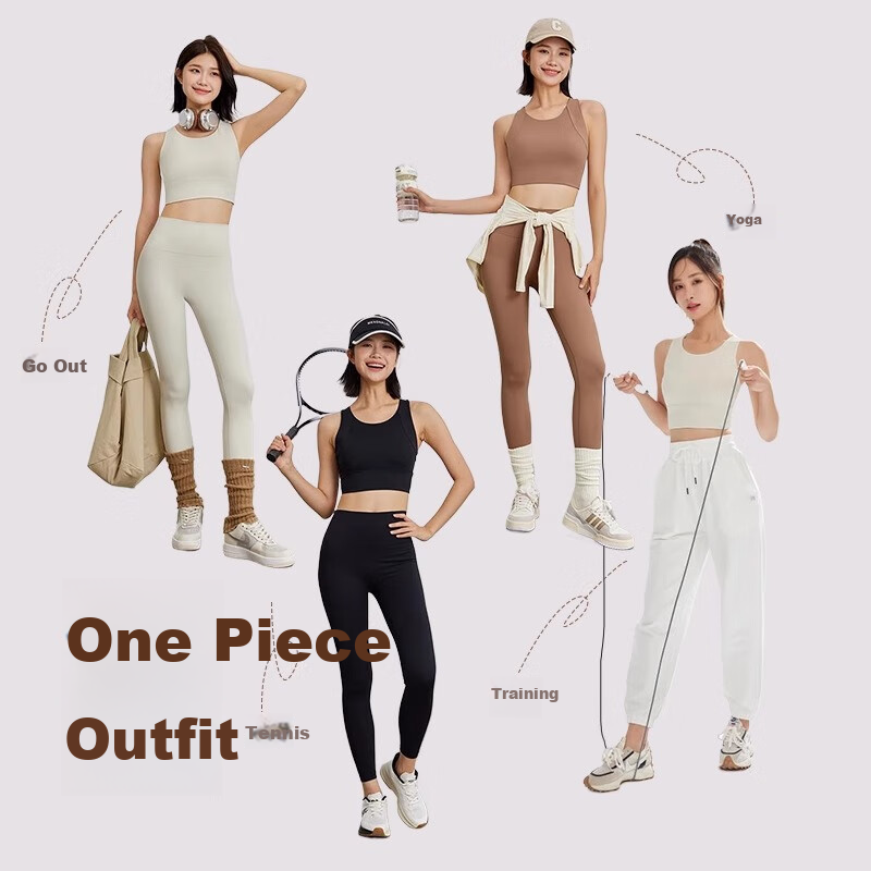 NEVER ME Women's Sports Bra Yoga Tank Top Fitness Running Shockproof Anti-saggin...