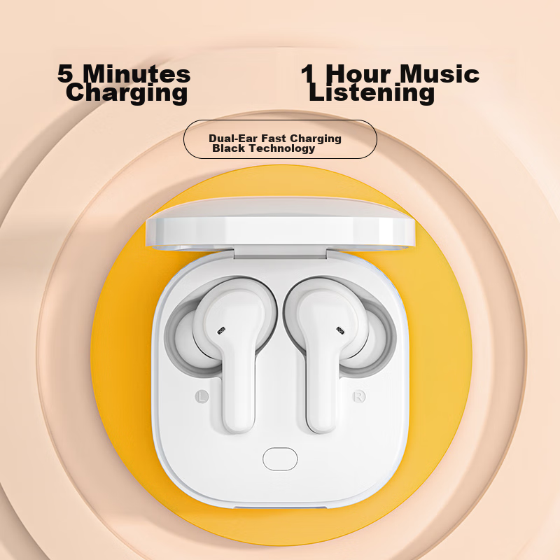 QCY T13 True Wireless Bluetooth Earphones, Sports Headset, Master-Slave Switchin...