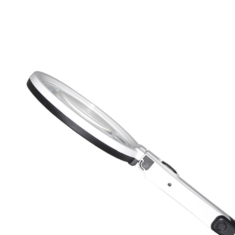 MIXOUT Desktop And Handheld Dual-Use Folding Magnifying Glass with LED Light, Po...