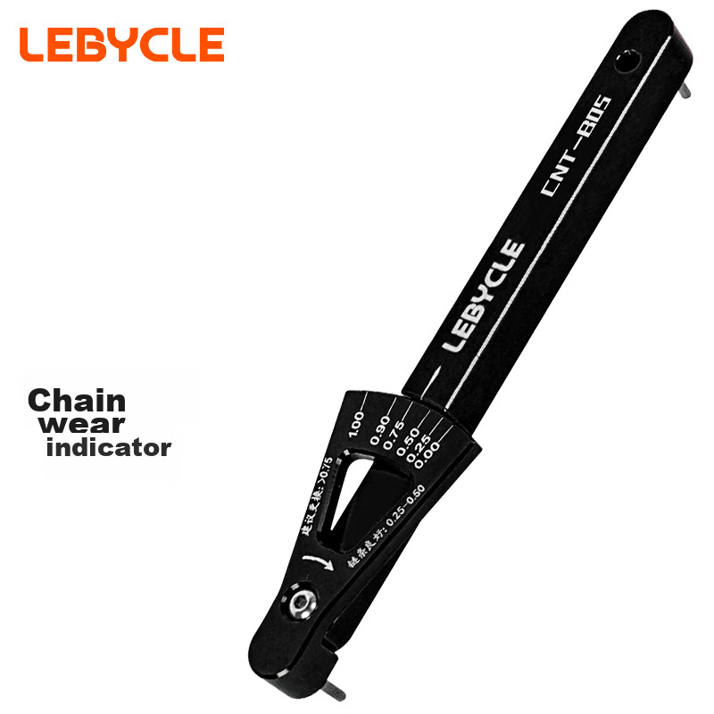 LeBycle Mountain And Road Bicycle Chain Measuring Ruler, Wear Indicator, Chain S...