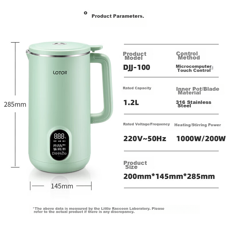 LOTOR High-Speed Blender for Home Use, 2025 New Model, Multi-Functional Soy Milk...