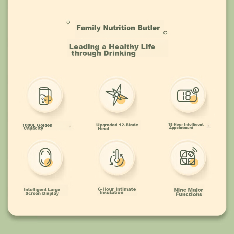 LOTOR High-Speed Blender for Home Use, 2025 New Model, Multi-Functional Soy Milk...