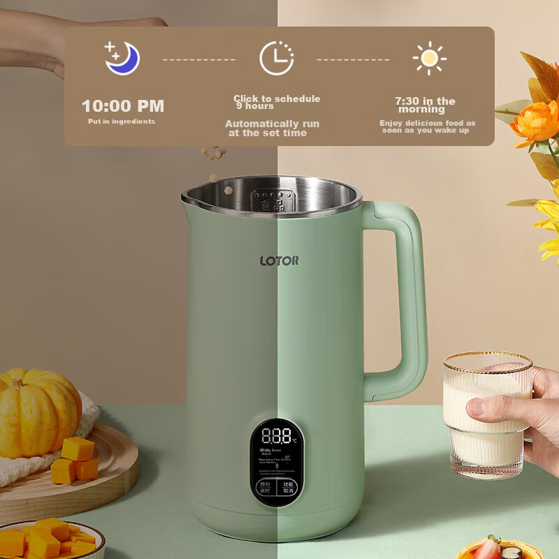 LOTOR High-Speed Blender for Home Use, 2025 New Model, Multi-Functional Soy Milk...