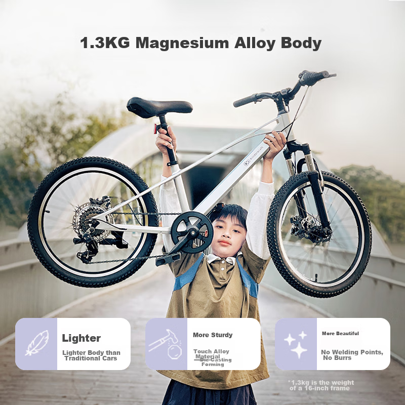 KinderKraftKK Children's Bicycle, Ultra-Light, for Ages 4-6 Student Bike, Gift f...