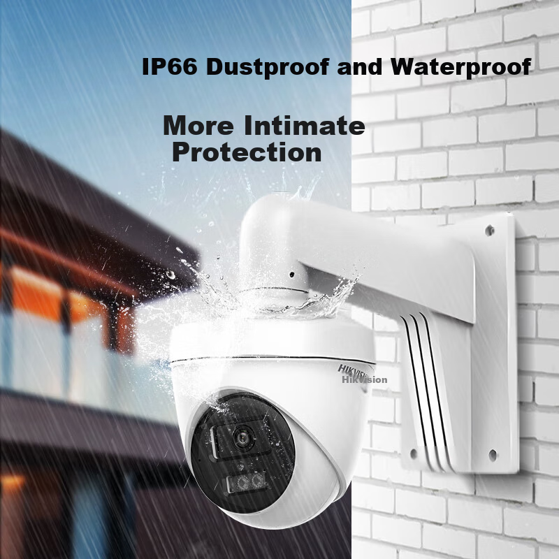 HIKVISION 3MP Dual-Lens Full-Color Night Vision AI Human Detection Audio Recordi...