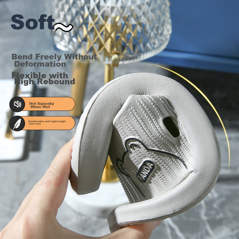 IQGD Slippers for Men And Women, Soft-Soled Floor Slippers, Non-Slip Bathroom Sl...