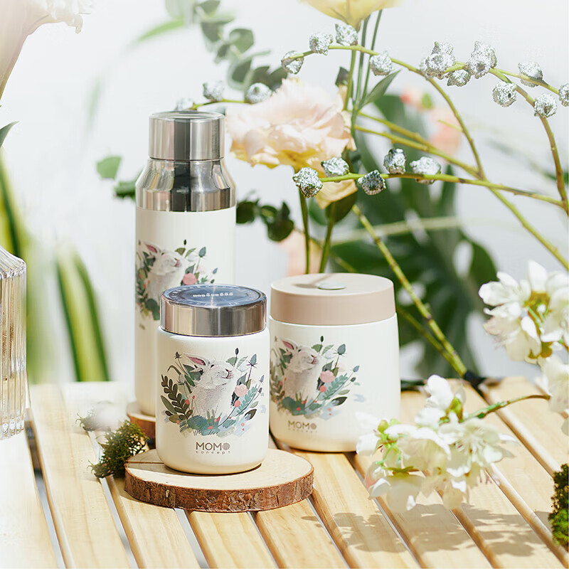 MOMOCONCEPT Insulated Mug for Women, Stylish Portable Water Bottle, Momo Small C...