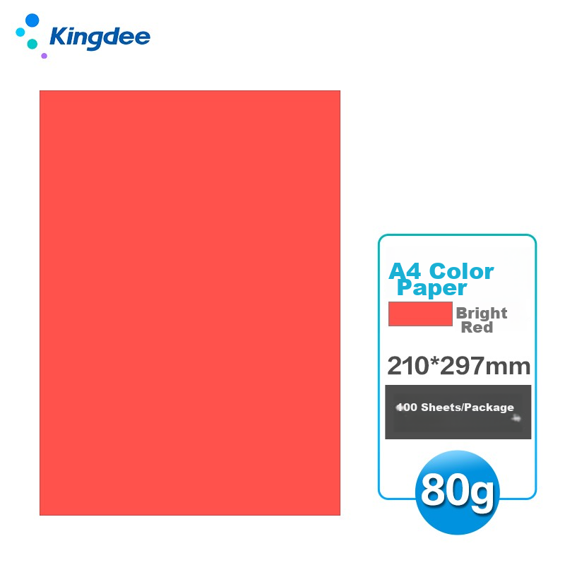 Kingdee A4 Colored Printing Paper And Copy Paper, Bright Red, Children's Origami...