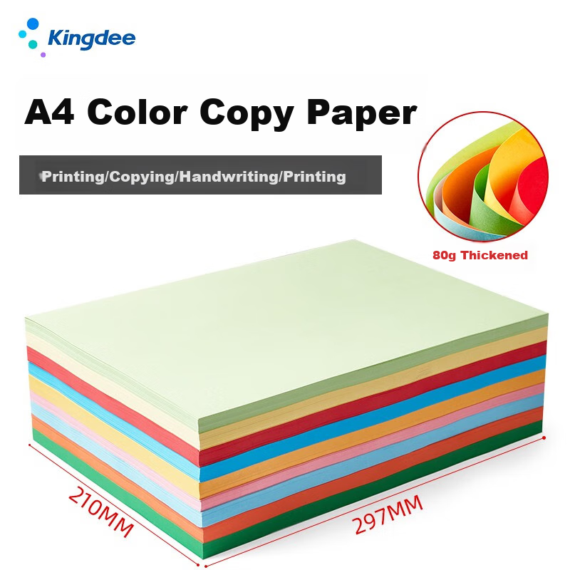 Kingdee A4 Colored Printing Paper And Copy Paper, Bright Red, Children's Origami...