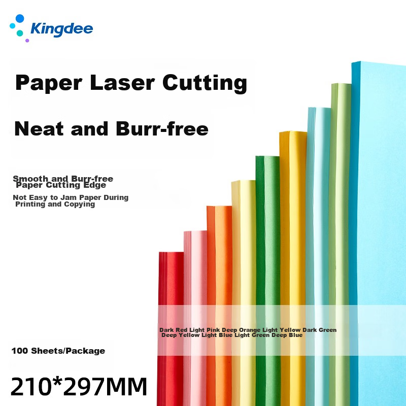 Kingdee A4 Colored Printing Paper And Copy Paper, Bright Red, Children's Origami...