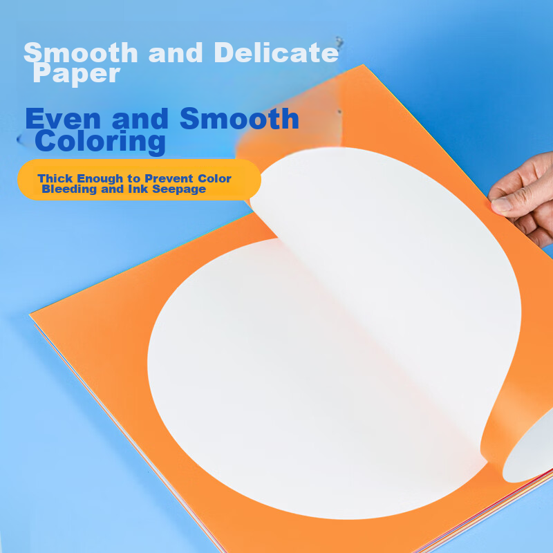 NVV Square Colored Cardstock, 230g Thickened, Children's Art Drawing Paper, Squa...