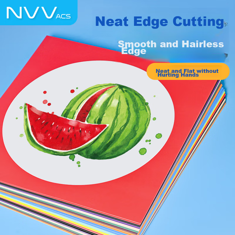 NVV Square Colored Cardstock, 230g Thickened, Children's Art Drawing Paper, Squa...