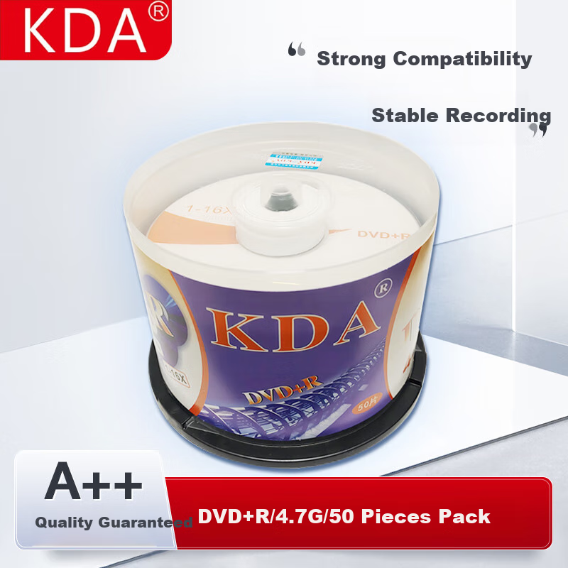 KDA DVD+R Business Office Series 16X 4.7GB Discs/Recordable Discs/Blank Discs/Re...