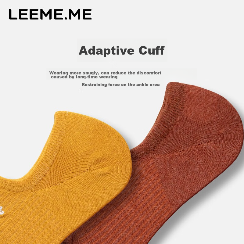 LEEME.ME Li Mi [Antibacterial] Women's Socks, Spring And Summer, Anti-Slip Heel,...