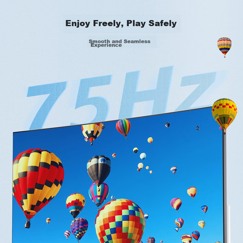 KKTV 27-Inch Monitor, High-Definition Curved Gaming Display, Portable Computer L...