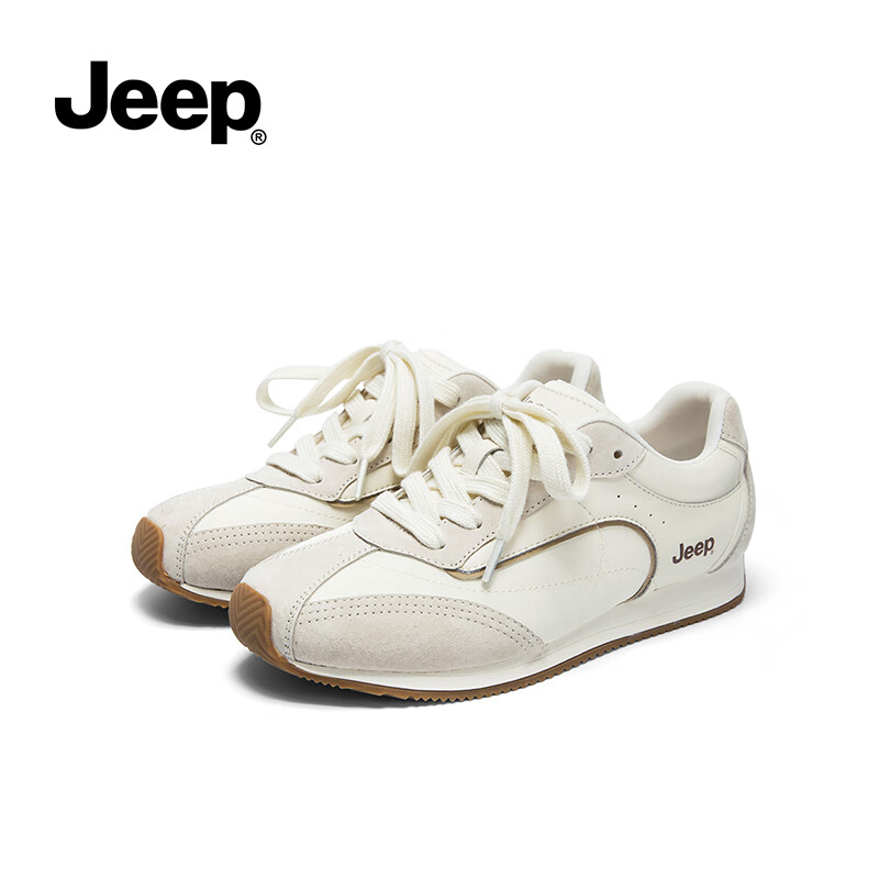 Jeep Women's Retro Casual Training Shoes Women's All-Match Sneakers Four Seasons...