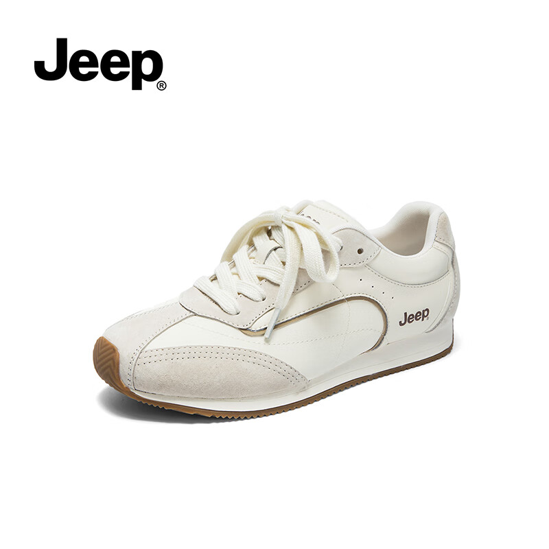 Jeep Women's Retro Casual Training Shoes Women's All-Match Sneakers Four Seasons...