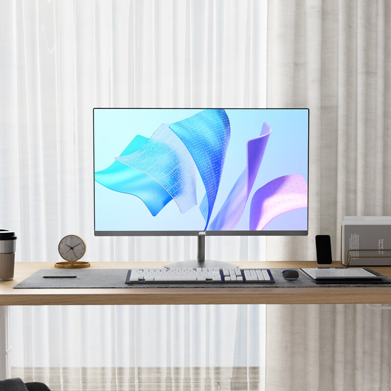KVL 23.8-inch Computer Monitor 75Hz Desktop Monitor Screen with Thin Bezel Wall...