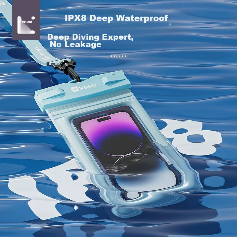 Keep Waterproof Phone Case, Touchscreen Compatible, Swimming And Food Delivery S...