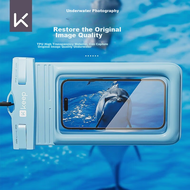 Keep Waterproof Phone Case, Touchscreen Compatible, Swimming And Food Delivery S...