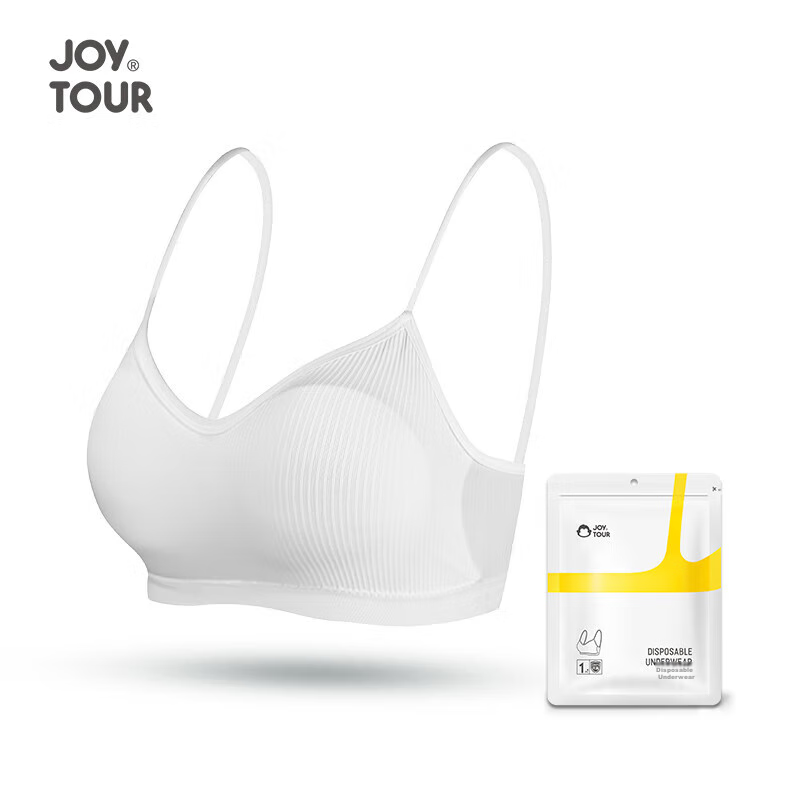 JOYTOUR Disposable Cotton Bra, No-Wash Travel Bra, Postpartum Travel Bra, Busine...