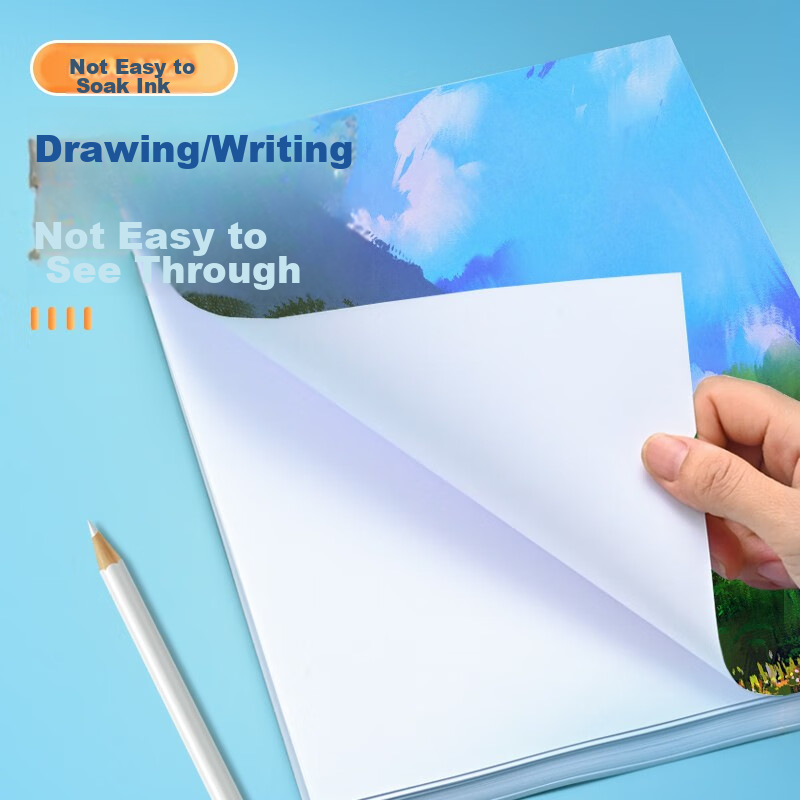 NVV 8K White Cardstock, 160g Thick Cardboard, for Children's Crafts, Origami, Co...