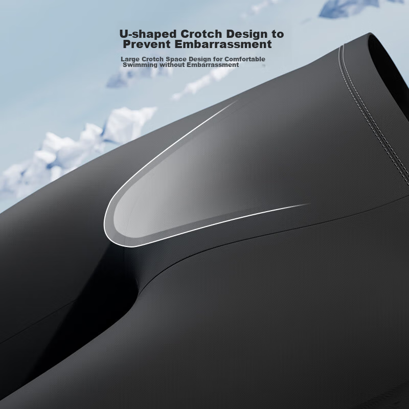 Keep Men's Professional Training Anti-Embarrassment Knee-Length Swim Shorts, Hot...