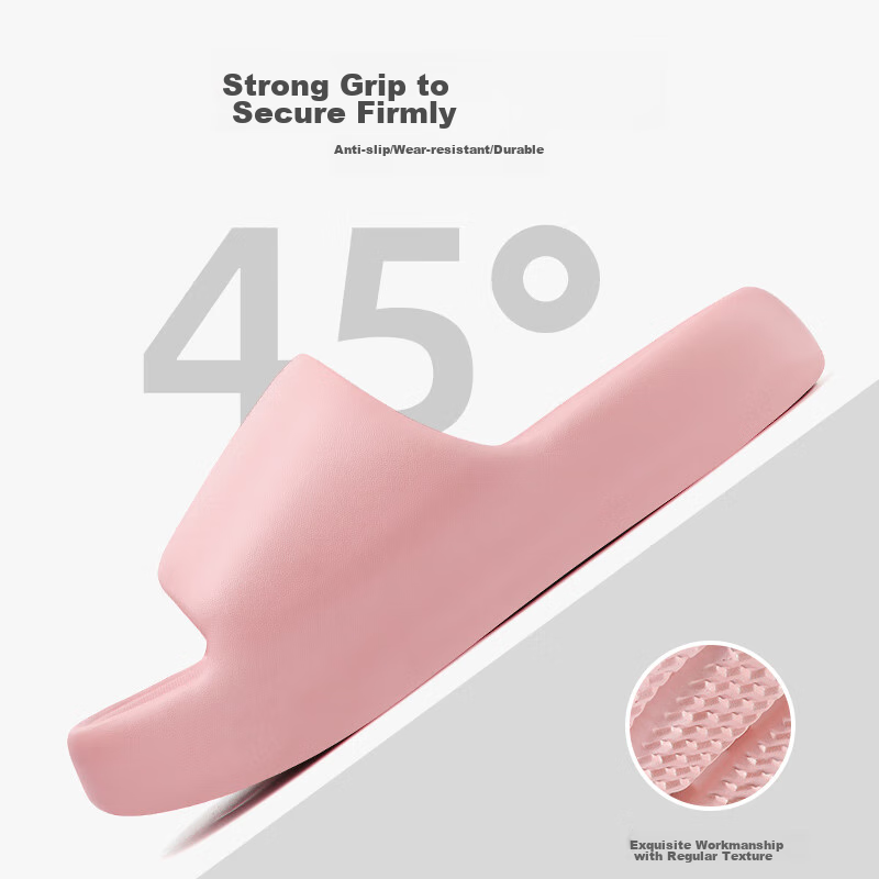 LURAD Thick-Soled Indoor Slippers for Women and Men, Summer Bathroom Shower Coup...