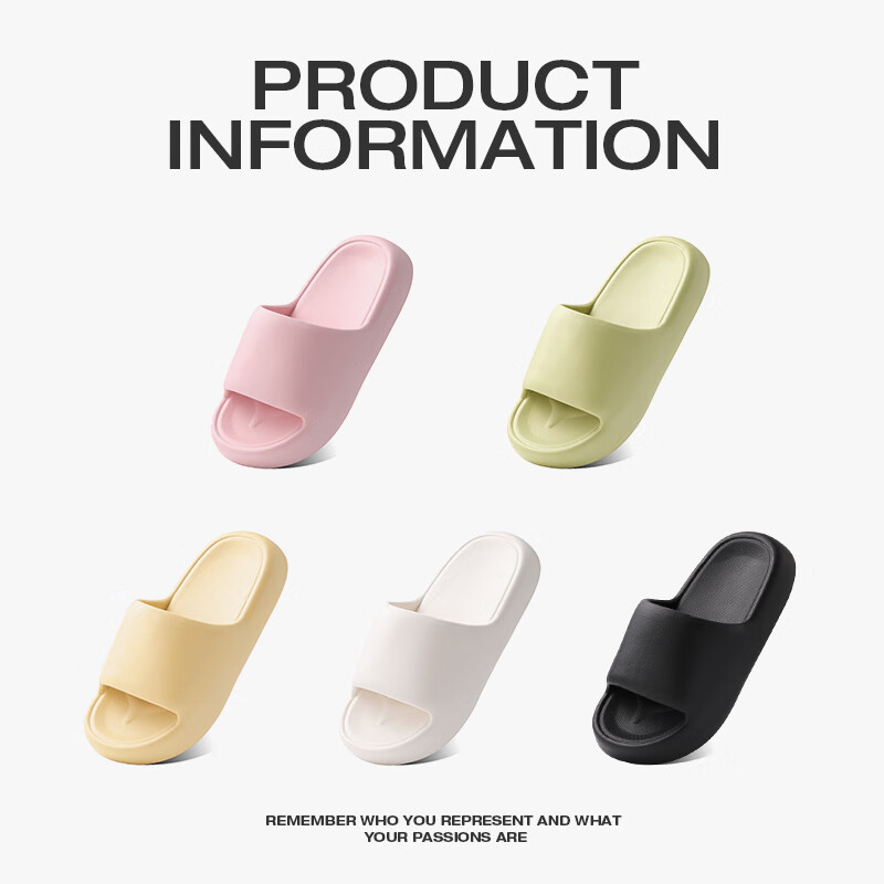 LURAD Thick-Soled Indoor Slippers for Women and Men, Summer Bathroom Shower Coup...