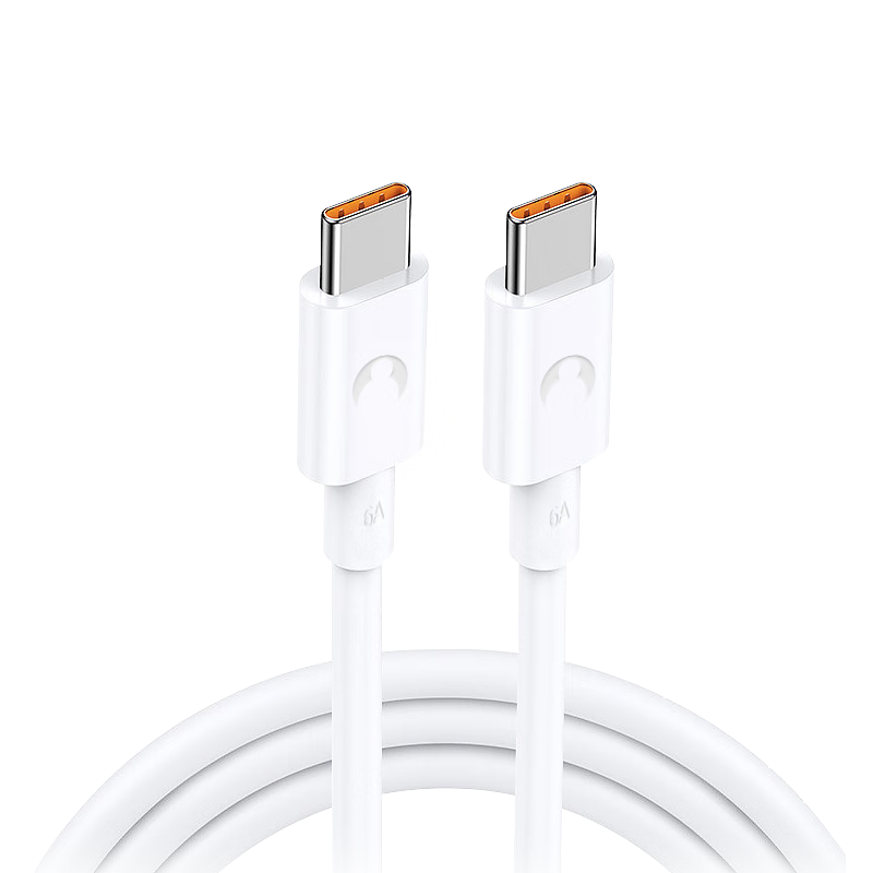 Snowkids Dual-Head Type-C Charging Cable 6A Super Fast Charge 100W for Huawei Ph...