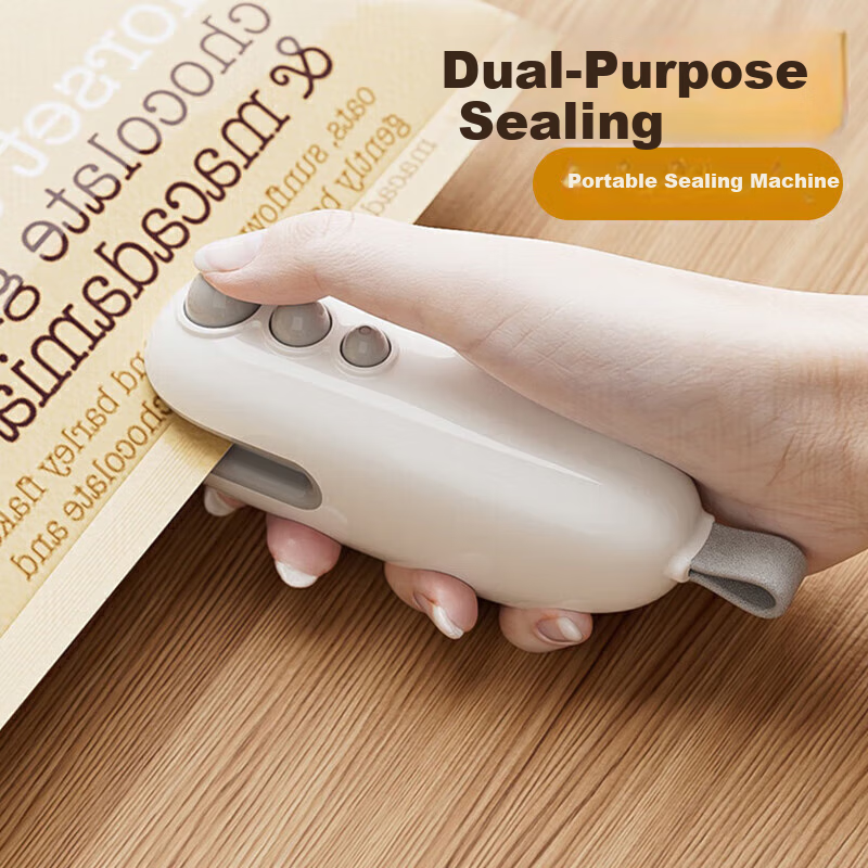 PAKCHOICE Mini Portable Rechargeable Sealer for Home Use, Plastic Sealing Machin...