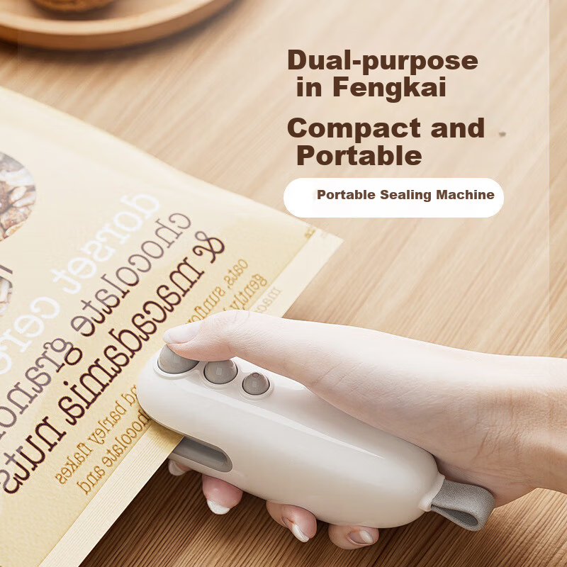 PAKCHOICE Mini Portable Rechargeable Sealer for Home Use, Plastic Sealing Machin...