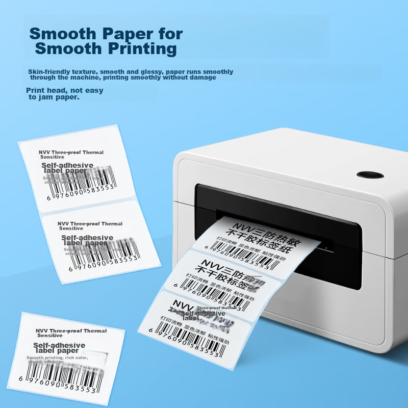 NVV Waterproof, Oil-Proof, And Scratch-Resistant Thermal Label Printing Paper 10...