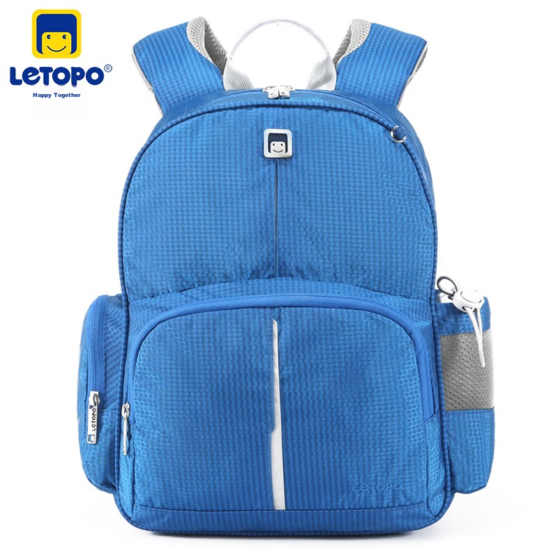 Letopo Lightweight Spine-Protecting Backpack for Primary School Students in Grad...
